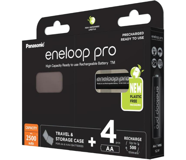 Panasonic ENELOOP PRO AA 2500mAh 4 szt + box - 1068291 - zdjęcie 2